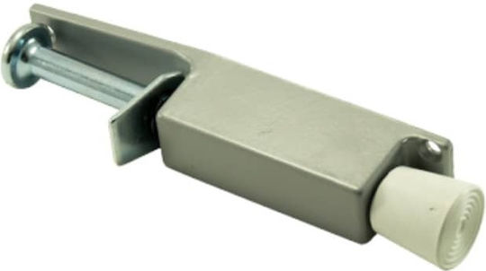 Magnetic Aluminum Door Stopper Silver