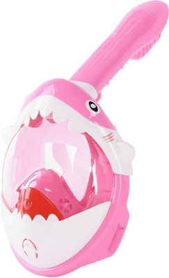 Strend Pro Diving Mask Silicone Full Face Children's in Pink color