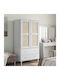 Doppeltür Kleiderschrank White 90x55x175cm