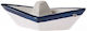 Nuova Vita Ceramic Element decorativ pentru proiecte DIY Navy Blue 12x4cm.