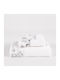 Linea Interiors Σετ Βρεφικές Πετσέτες 3τμχ Black-White Βάρους 500gr/m²