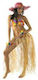 Hawaiian Bra With Flowers Carnival Accessory Polychrome 1pcs