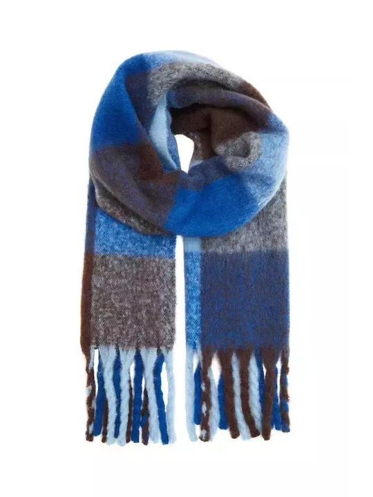 ICHI Women's Wool Scarf Albastru