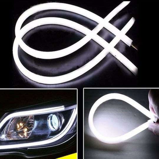 Decorative LED Car Headlight Strip White Color