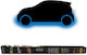 Autoline Exterior Decorative Car Lighting System Blue Color