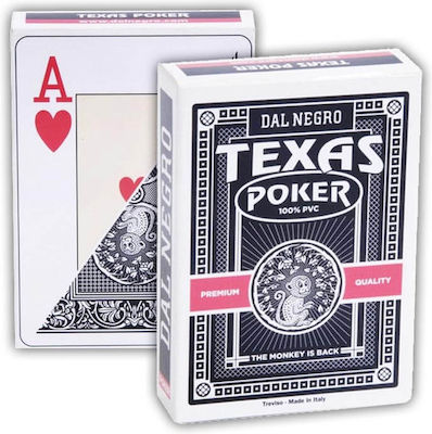 Dal Negro Playing Cards Plastic for Poker Black