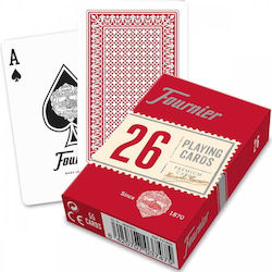 Fournier Playing Cards Paper for Poker Red