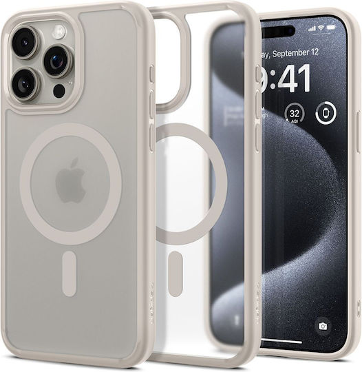 Spigen Ultra Hybrid Back Cover Plastic 2mm Beige (iPhone 15 Pro)