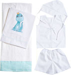 Christening Oilcloths Set White