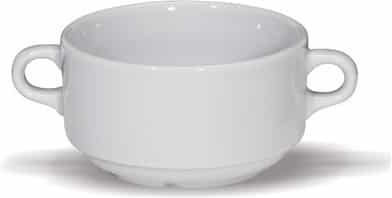 e-exoplismos Κονσομε Στοιβαζομενο Carla 340ml Μπωλ Σερβιρίσματος Στρογγυλό 48τμχ