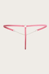 Tres Chic Frauen Sexy Zeichenfolge Rosa