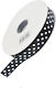 Cosmofan Satin,σατεν Band Monochrom Schwarz 22....