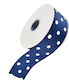 Cosmofan Satin,σατεν Band Monochrom Blau 22.5me...