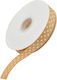 Cosmofan Satin,σατεν Band Monochrom Gold 22.5me...