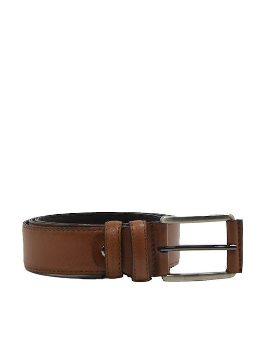 Herren Gürtel Leder Tabac Braun
