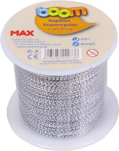 Farbe 20m Schnürsenkel Metallisch Silber Länge 20m