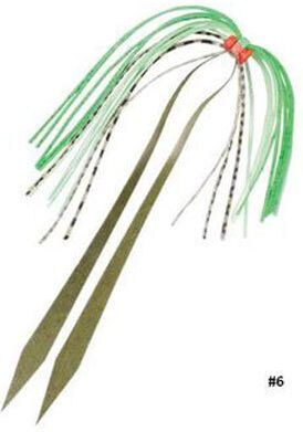 Hayabusa Replacement Lead Skirt No6 Set of 2 Pieces for Free Slide with Hayabusa Hook Color #6