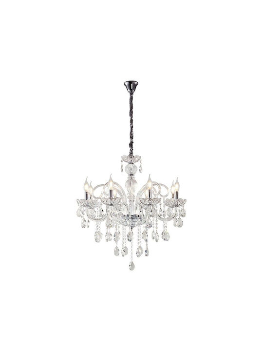 Artekko Chandelier with Crystals Transparent 023-3031