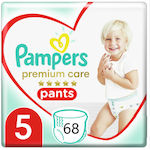 Pampers Premium Care Πάνες Βρακάκι No. 5 για 12-17kg 68τμχ