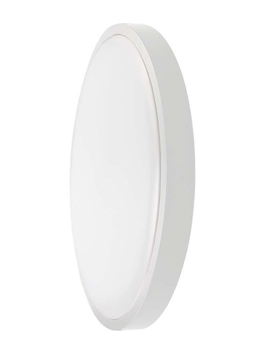 V-TAC Round Outdoor LED Panel 18W with Warm White Light 3000K