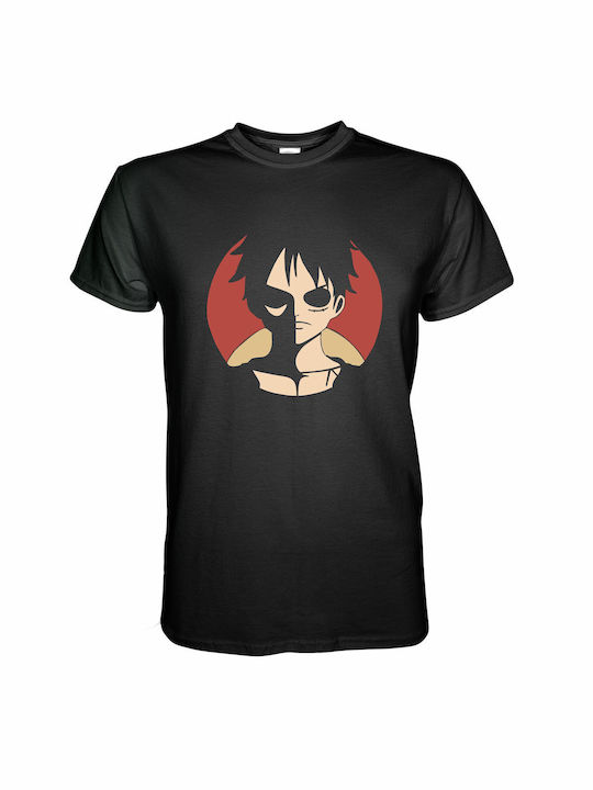 T-shirt One Piece Μαύρο