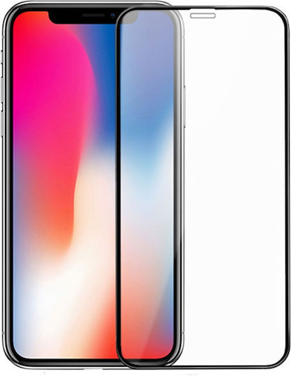 0.3mm Vollflächig gehärtetes Glas Schwarz (iPhone 11)