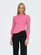 Only Women's Long Sleeve Sweater Pink