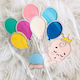 Balloons Baby Διακοσμητικό για Τούρτα