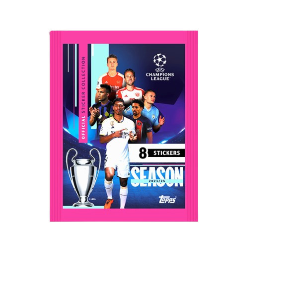 Topps Aυτοκόλλητα Champions League 2024 Topps UCL.TOP.ST5 8τμχ Skroutz.gr