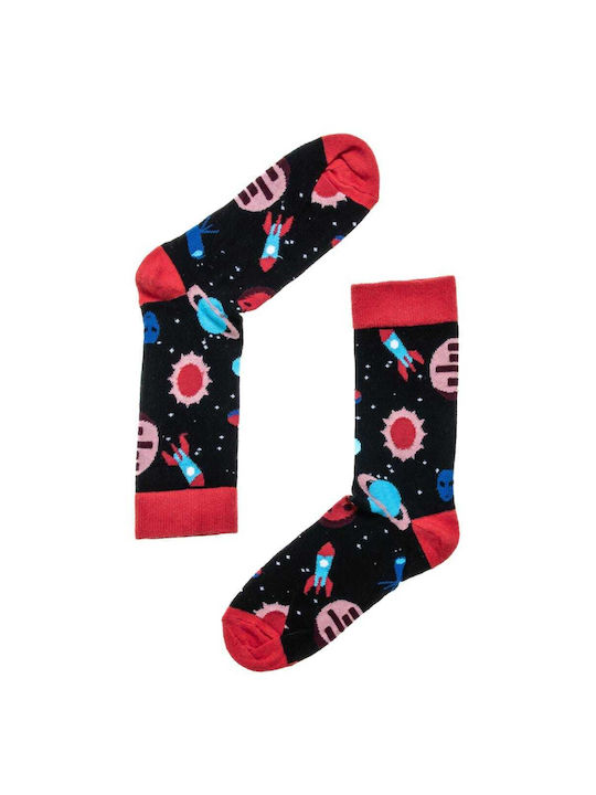 Per Mia Donna Planet Socks Black