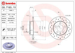 Brembo Bremsscheiben für Audi A1 Honda Stadt Seat Arona