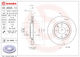 Brembo Brake Discs Front for Citroen Berlingo Opel Corsa Peugeot 1007