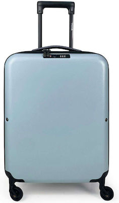 Bg Berlin Cabin Travel Suitcase Hard Sky Blue with 4 Wheels Height 55cm