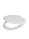 Homefit Toilet Seat Soft Close Plastic 45x38cm White