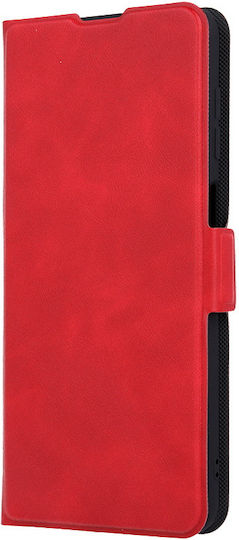 Techwave Book Piele Roșu (Realme 9 / 9 Pro+)