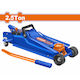 Wadfow Hydraulic Carriage Jack with Lifting Capacity up to 38cm and Weight Capacity up to 2.5 Tons