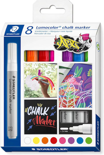Staedtler Markere de Desen 2.4mm Set 8buc