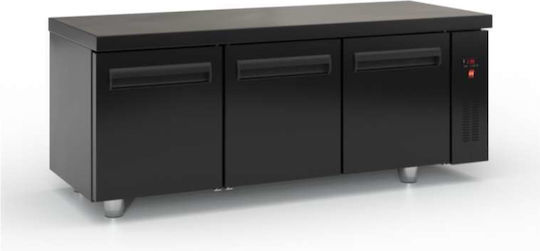 Inox Dobros Frigider Inoxidabil de Banc cu 3 Uși și Unitate de Răcire L150xl60xH87cm