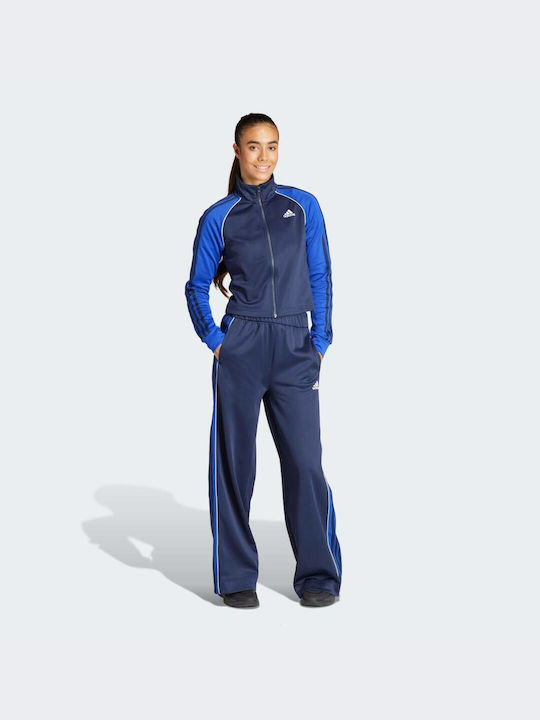 Adidas Teamsport Track Damen-Sweatpants-Set Weiß