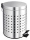 Homefit Inox Καλαθάκι Μπάνιου 5lt Ασημί