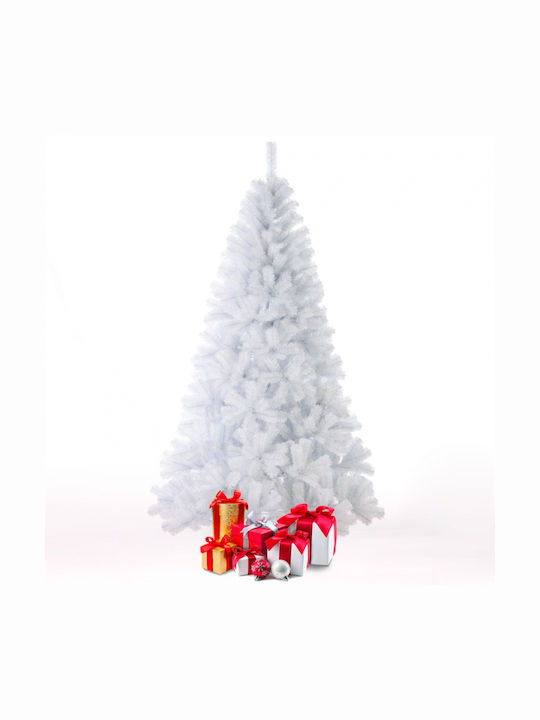 Τεχνητό Christmas White Tree with Metallic Base