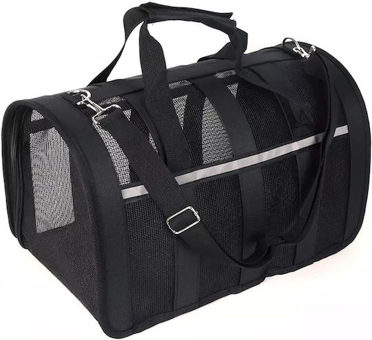 Umhängetasche für Hunde / Katzen bis 5.5kg Schwarz L25xB42xH26cm.