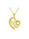 Necklace Mum Gold Plated