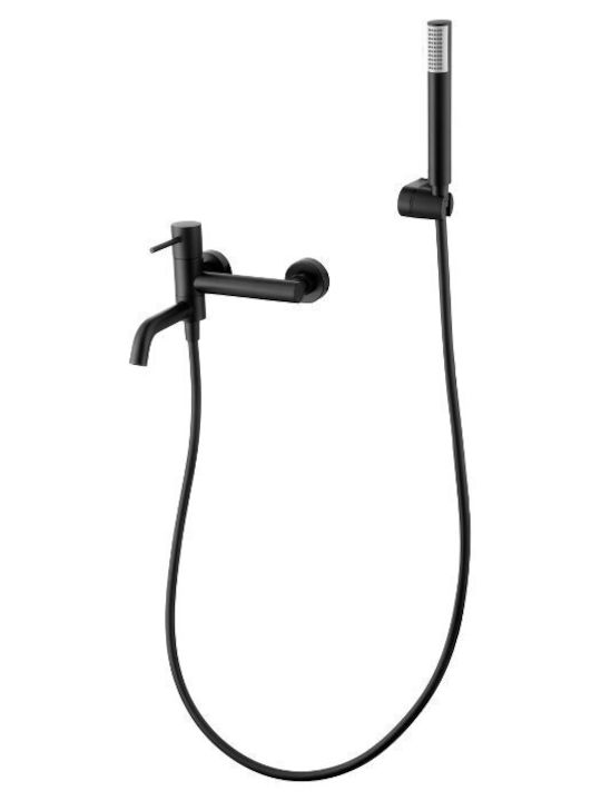 Imex Mixing Bathtub Shower Faucet Complete Set Black