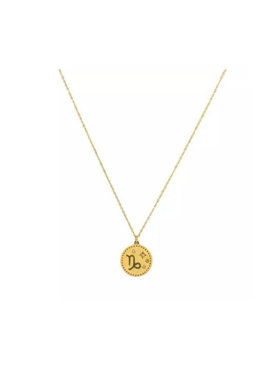 Necklace Zodiac Sign Gold Plated Capricorn