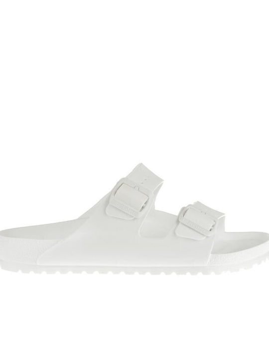 Birkenstock Arizona Eva Ανδρικές Σαγιονάρες Λευκές
