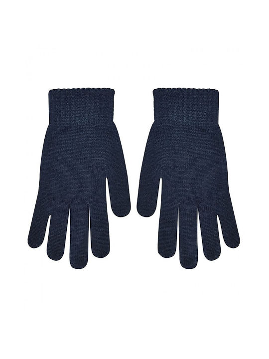 Blau Gestrickt Handschuhe
