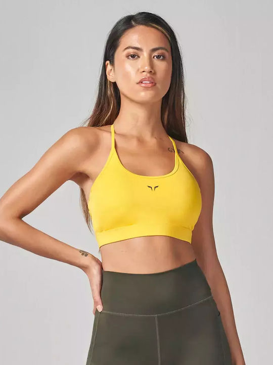 Squatwolf Essential Low Impact Women's Sports Bra with Light Padding Yellow