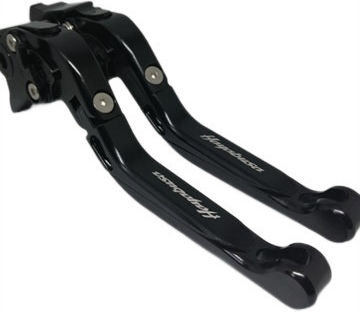 NSRacing Set of Motorcycle Brake/Clutch Levers Flexible Adjustable for Suzuki Hayabusa Black 28239729