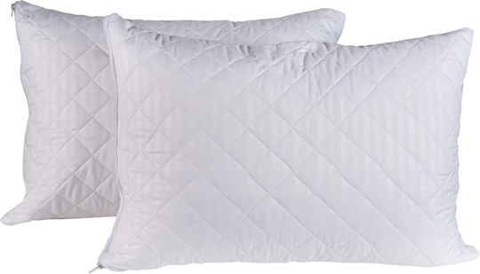 Sidirela Set Protecții pentru Pernă Matlasat Albe 50x70cm.